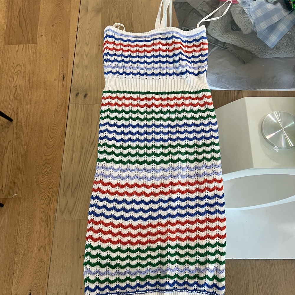 Colored Knit Dress
